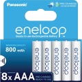 Panasonic - 8 kpl Uudelleenladattava akku AAA Eneloop 800 mAh