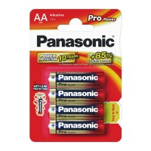 Panasonic LR6 PPG - 4 kpl alkaliparisto AA Pro Power 1,5 V