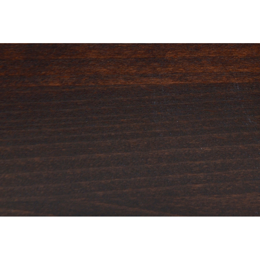 Parivuode massiivipuusta säilytystilalla ANGELA 180x200 cm tummassa pähkinässä