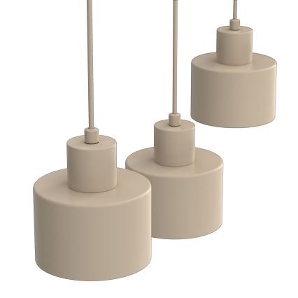 PARKLA riippuvalaisin johdolla 3xE27/15W/230V, beige