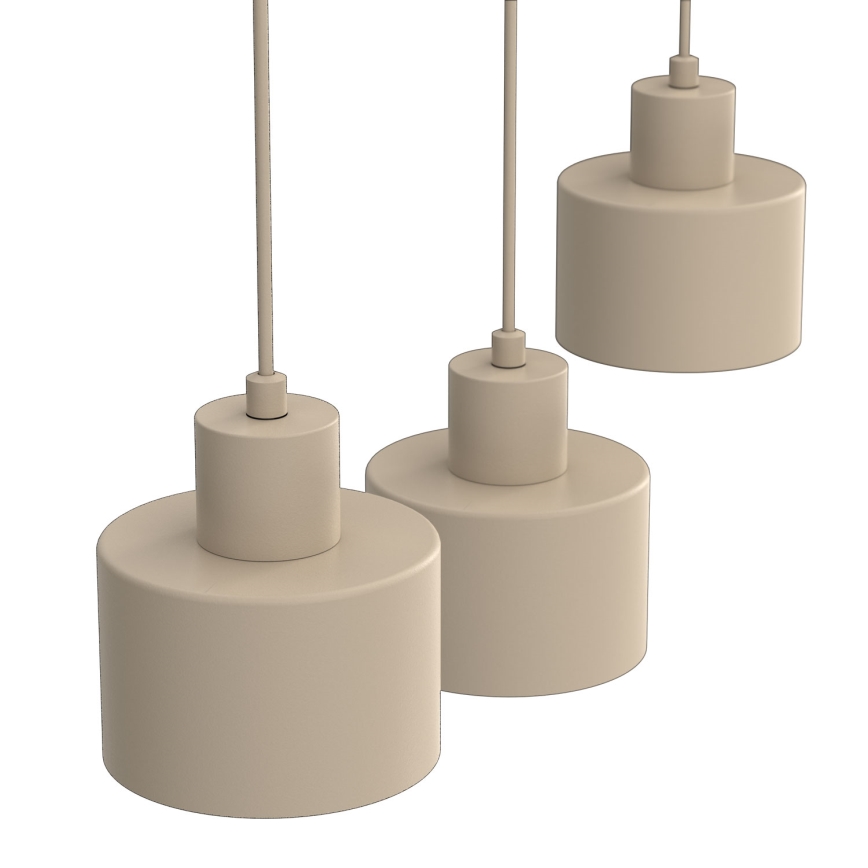 PARKLA riippuvalaisin johdolla 3xE27/15W/230V, beige