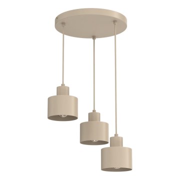 PARKLA-riippuvalaisin johdolla 3xE27/15W/230V, beige