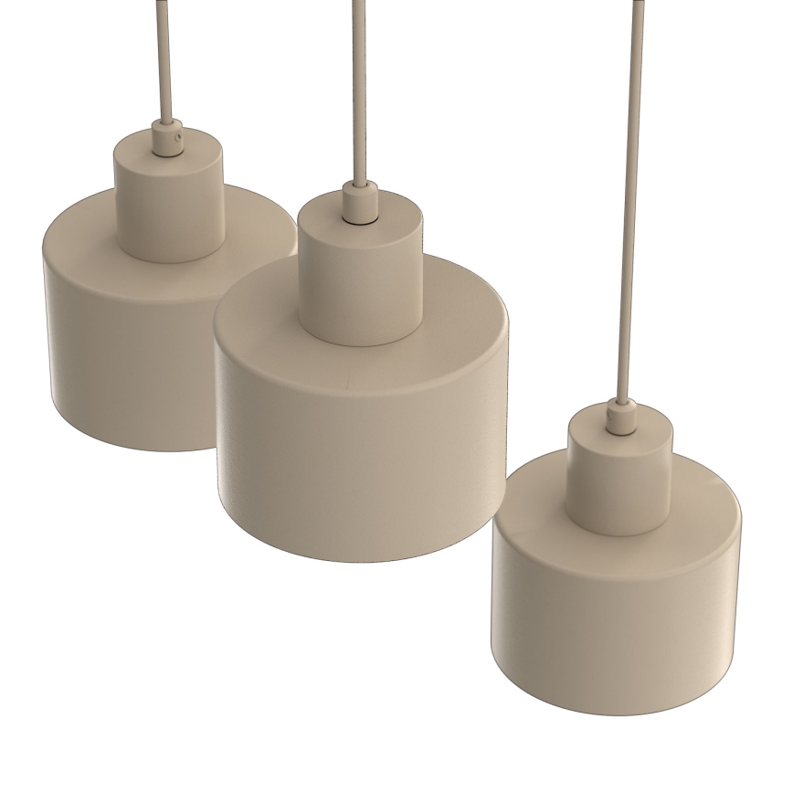 PARKLA-riippuvalaisin johdolla 3xE27/15W/230V, beige