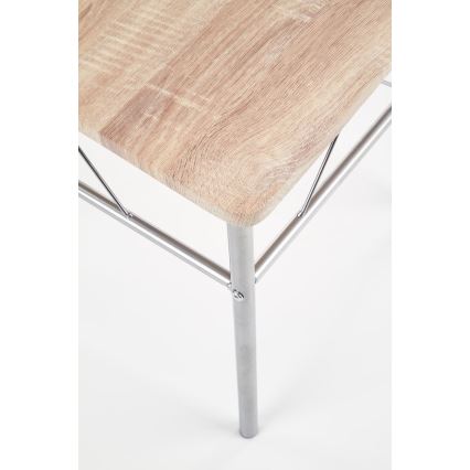 Parvekesetti LANCE, 82 x 50 cm, metalli/sonoma-tammi