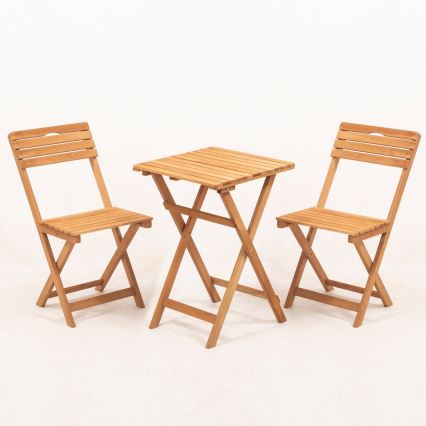 Parvekesetti tyynyillä, pyökki