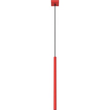 PASTELO riippuvalaisin vaijerilla 1xG9/8W/230V, punainen