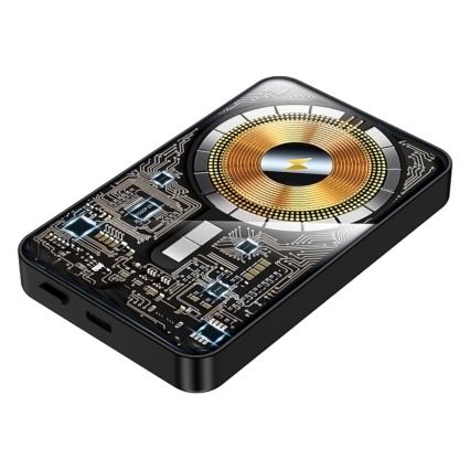 PATONA - Virtapankki 10000mAh Li-Pol-PD20W MagSafe USB-C ja Qi-lataus