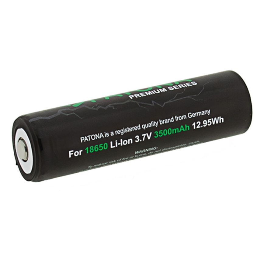 PATONA - Akku 18650 Li-ion 3500 mAh PREMIUM 3,7V
