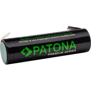 PATONA - Akku 18650 Li-lon 3000mAh PREMIUM 3,7V kanssa nauha terminals kohteelle soldering