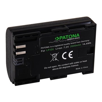 PATONA - Akku Canon LP-E6 2000mAh Li-Ion Premium