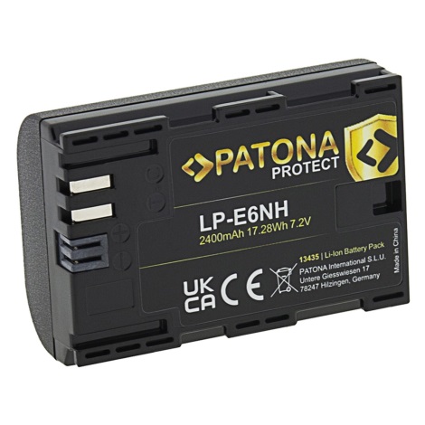PATONA - Akku Canon LP-E6NH 2400mAh Li-Ion Protect EOS R5/R6