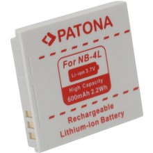 PATONA - Akku Canon NB-4L 600mAh Li-Ion