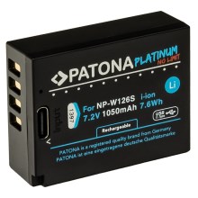 PATONA - Akku Fuji NP-W126S 1050mAh Li-Ion Platinum USB-C lataus