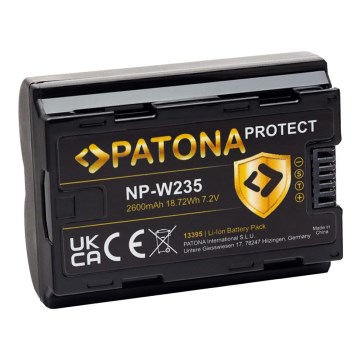 PATONA - Akku Fuji NP-W235 2600mAh Li-Ion 7,2V Protect X-T4