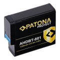 PATONA - Akku GoPro Hero 5/6/7/8 1250mAh Li-Ion Protect