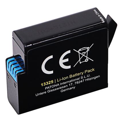 PATONA - Akku GoPro Hero 5/6/7/8 1250mAh Li-Ion Protect