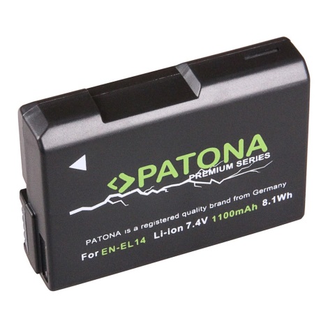 PATONA - Akku Nikon EN-EL14 1100mAh Li-Ion Premium