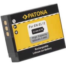 PATONA - Akku Nikon ENEL12 800mAh Li-Ion