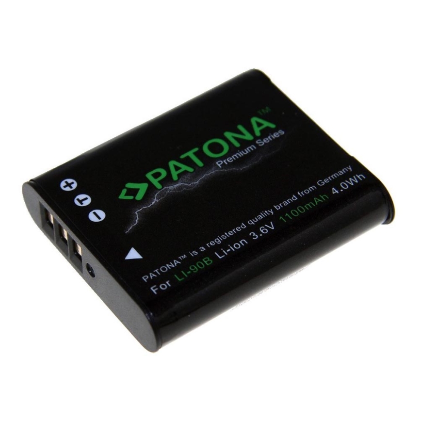 PATONA - Akku Olympus Li-90B 1100mAh Li-Ion Premium