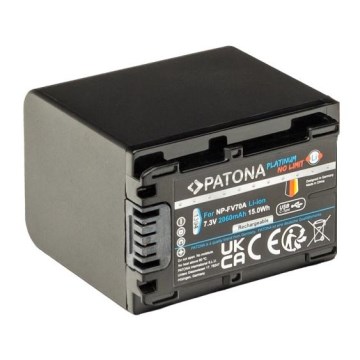 PATONA - Akku Sony NP-FV70A 2060mAh Li-Ion Platinum USB-C lataus