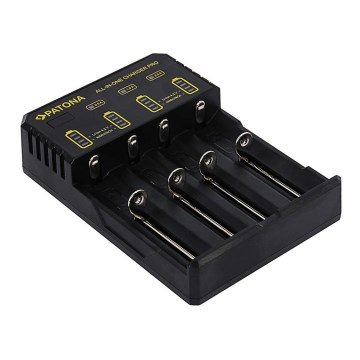 PATONA - Akkulaturi AA/AAA/18650/14500/CR123A