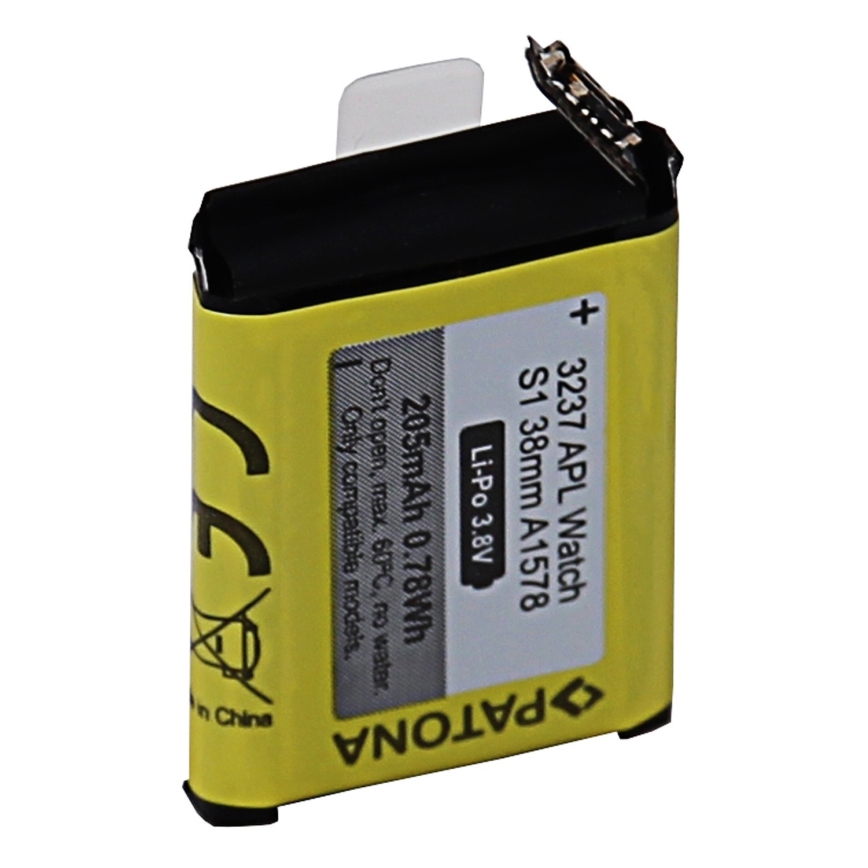 PATONA - Apple Watch -akku 1 205mAh A1578 38 mm