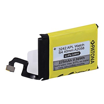 PATONA - Apple Watch -akku 4 225mAh A2058 40 mm