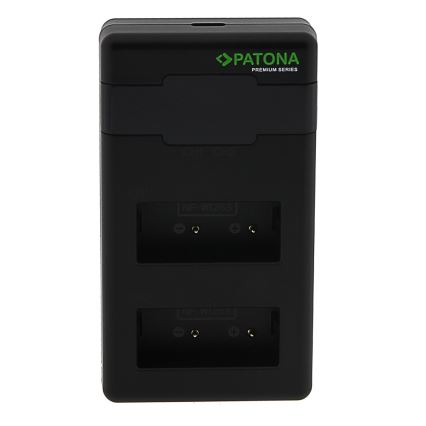 PATONA - Pikalaturi Dual Fuji NP-W126 + USB-C-kaapeli 0,6 m