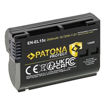 PATONA - Nikon EN-EL15C -akku 2600 mAh Li-Ion Protect