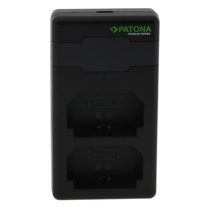 PATONA - Pikalaturi Dual Sony NP-FZ100 + kaapeli USB-C 0,6m