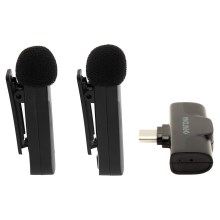 PATONA - SETTI 2x Langaton mikrofoni älypuhelimille USB-C 5V