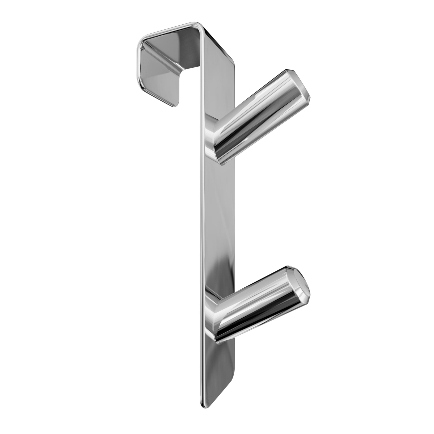 Patterikoukku INOX ruostumaton teräs/kiillotettu kromi