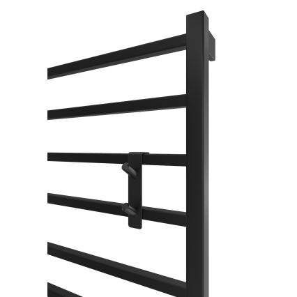 Patterikoukku INOX, ruostumaton teräs/musta