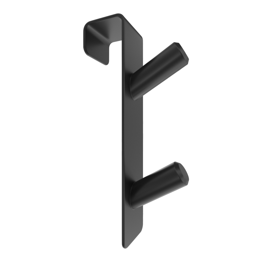 Patterikoukku INOX, ruostumaton teräs/musta