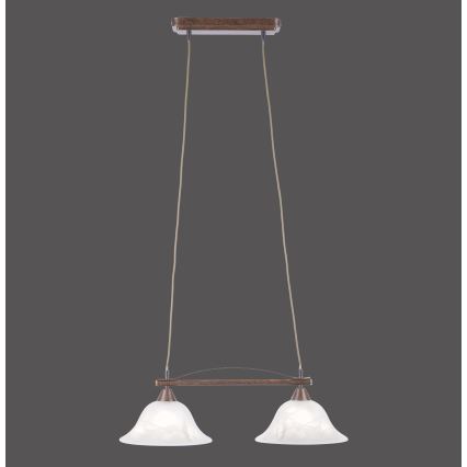 Paul Neuhaus 15242-48 - Kattokruunu johdossa NELLY 2xE14/40W/230V