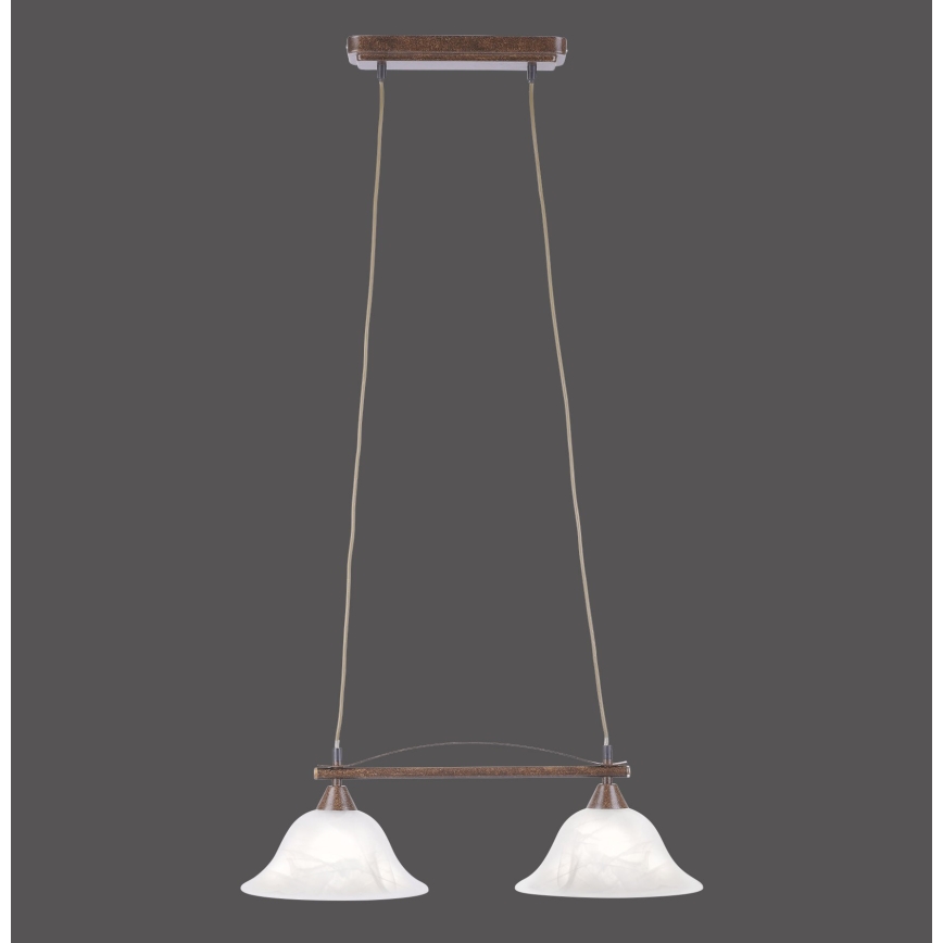 Paul Neuhaus 15242-48 - Kattokruunu johdossa NELLY 2xE14/40W/230V