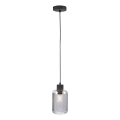Paul Neuhaus 2006-25 - Kattokruunu johdossa BOLETUS 1xE27/10W/230V halkaisija 14 cm harmaa