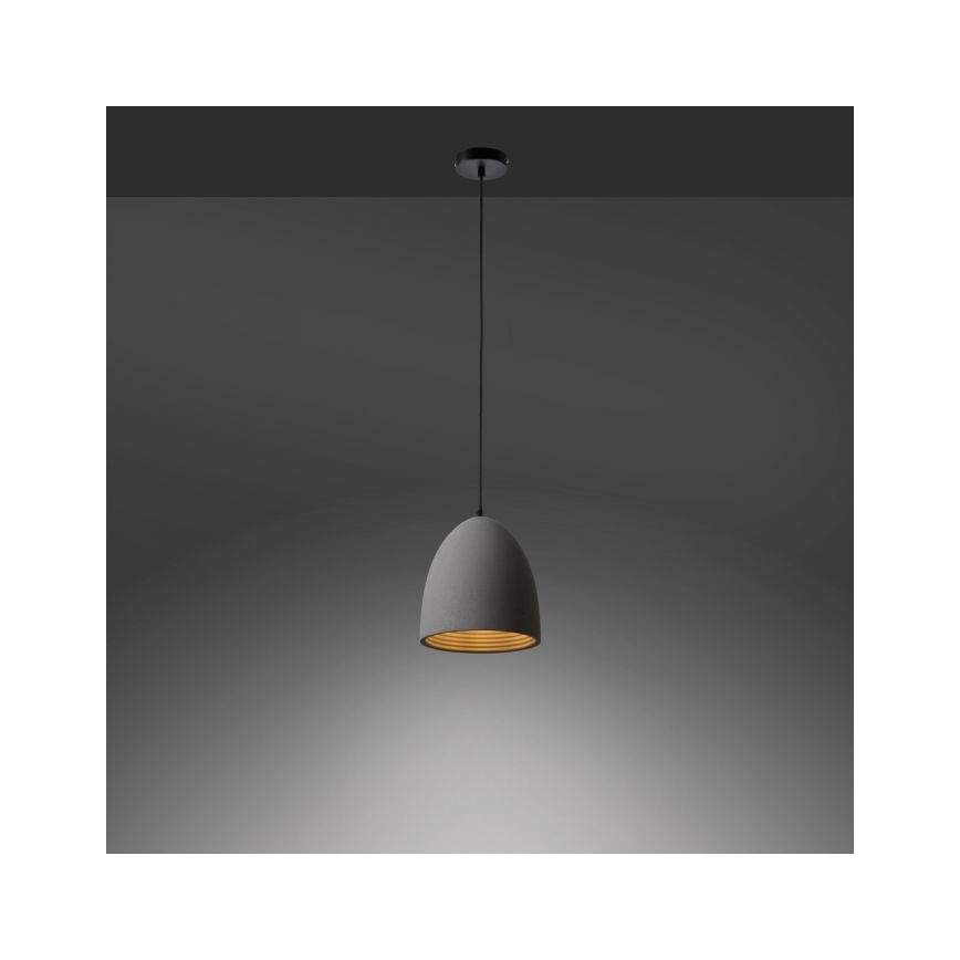 Paul Neuhaus 2231-22 - Kattokruunu johdossa ETON 1xE27/40W/230V betoni