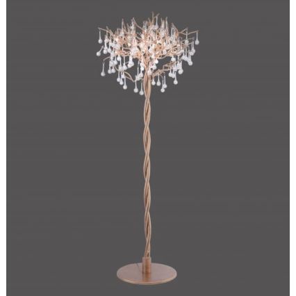 Paul Neuhaus 232-11 - Lattialamppu ICICLE 5xG9/40W/230V messinki
