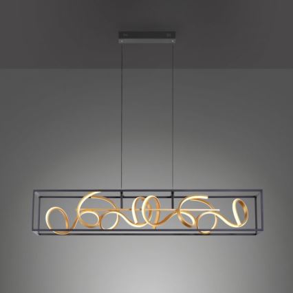 Paul Neuhaus 2416-18 - Himmennettävä LED-kattokruunu narussa SELINA 4xLED/10,2W/230V