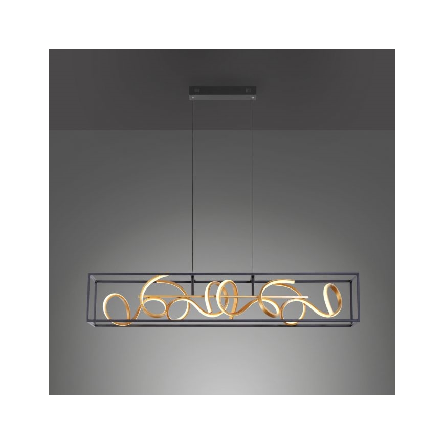 Paul Neuhaus 2416-18 - Himmennettävä LED-kattokruunu narussa SELINA 4xLED/10,2W/230V