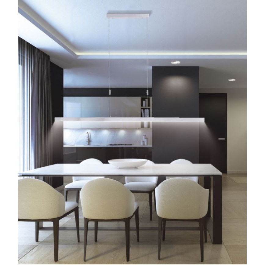 Paul Neuhaus 2568-95 - Himmennettävä LED-kattokruunu johdossa ADRIANA LED/14W/230V 2700-5000K mattakromi