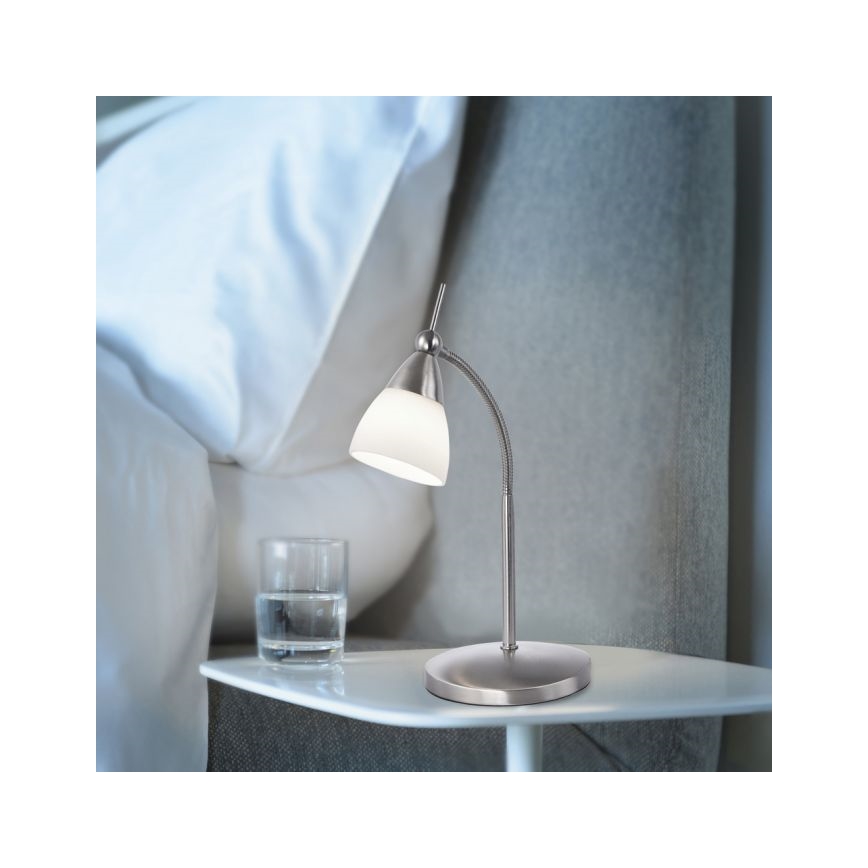 Paul Neuhaus 4001-55 - Himmennettävä LED-kosketuspöytävalaisin PINO 1xG9/3W/230V mattakromi