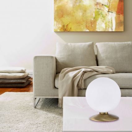 Paul Neuhaus 4013-60 - Himmennettävä LED-kosketuspöytävalaisin BUBBA 1xG9/3W/230V kulta