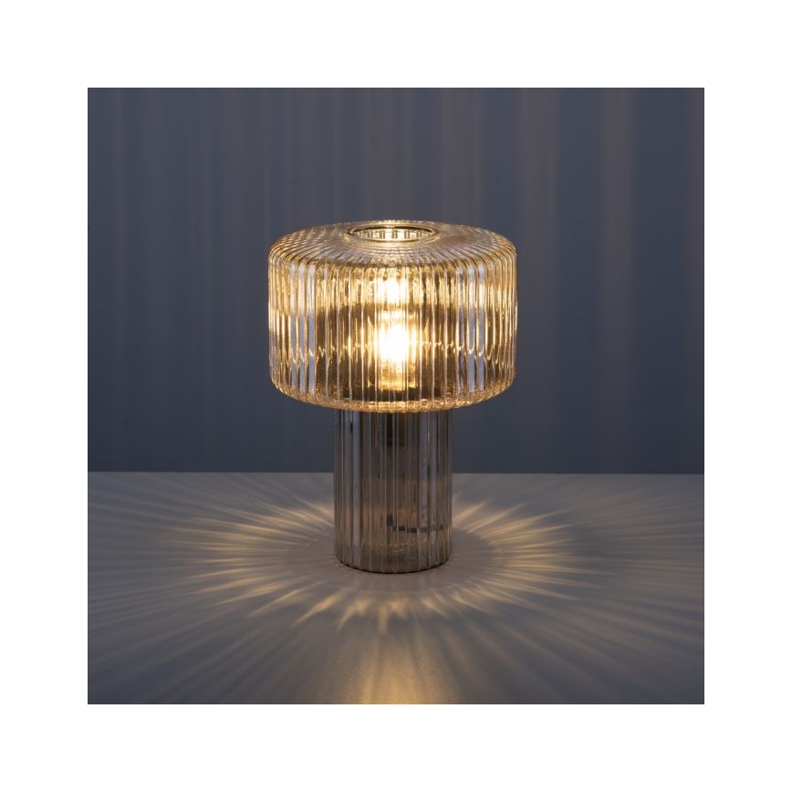 Paul Neuhaus 4092-27 - Pöytävalaisin FUNGUS 1xE27/10W/230V beige