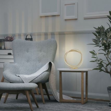 Paul Neuhaus 4531-12 - LED Himmennettävä pöytälamppu MELINDA LED/18W/230V kulta