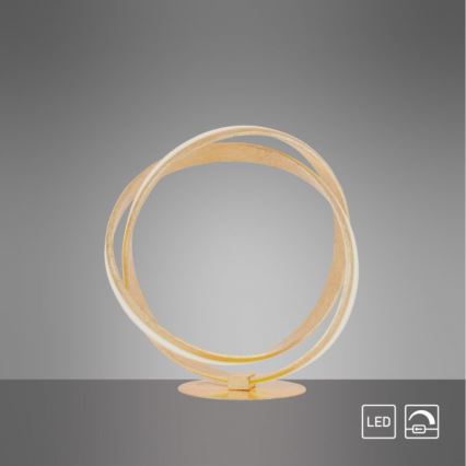 Paul Neuhaus 4531-12 - LED Himmennettävä pöytälamppu MELINDA LED/18W/230V kulta