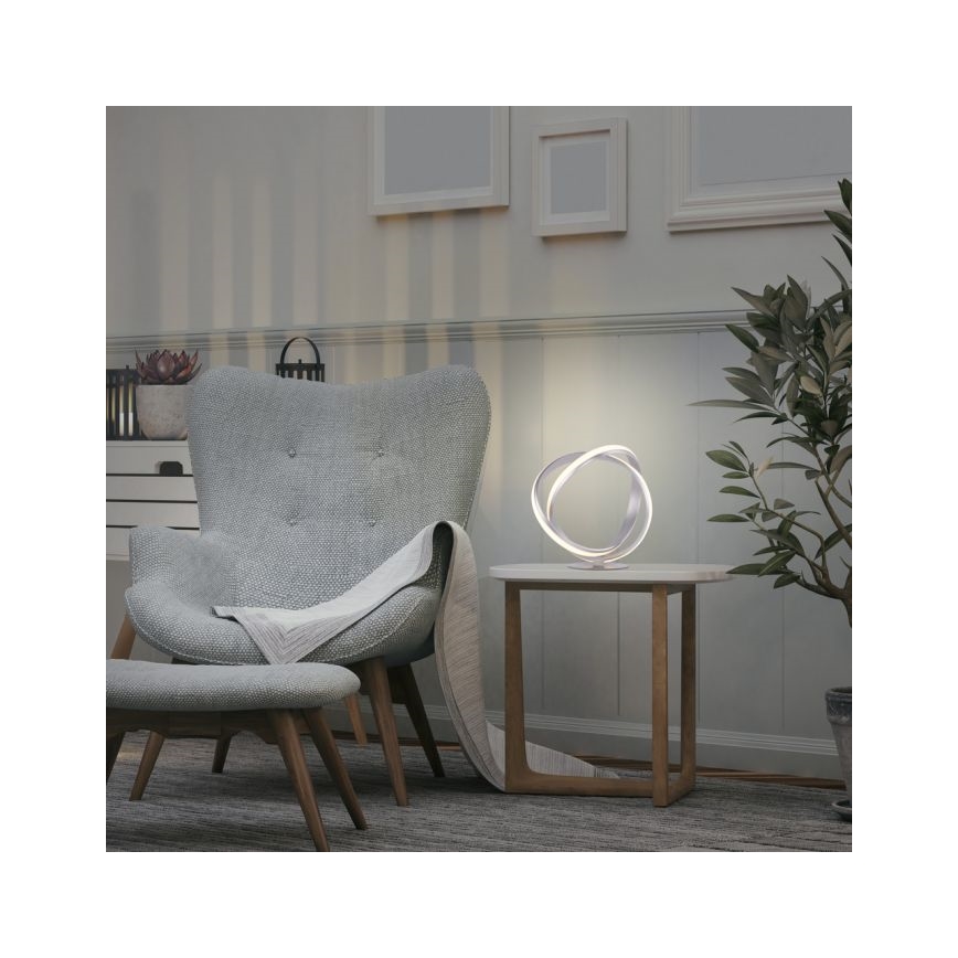 Paul Neuhaus 4531-55 - LED Himmennettävä pöytälamppu MELINDA LED/18W/230V kromi