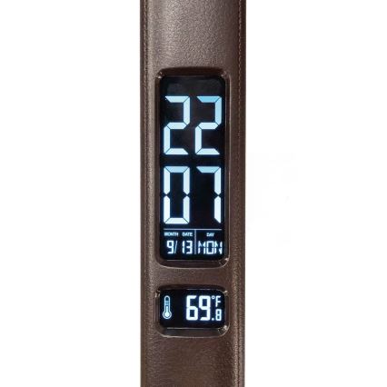 Paul Neuhaus 4595-23 - LED himmennettävä kosketuspöytävalaisin langattomalla latauksella ADRIANO LED/5W/230V ruskea