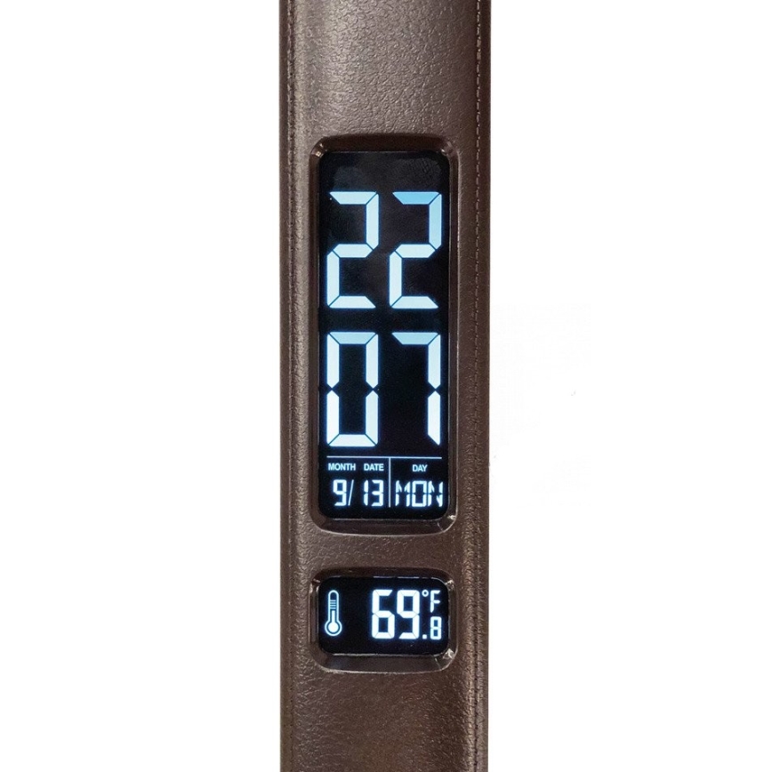 Paul Neuhaus 4595-23 - LED himmennettävä kosketuspöytävalaisin langattomalla latauksella ADRIANO LED/5W/230V ruskea